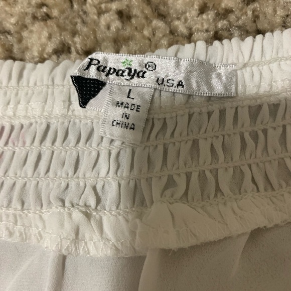 PAPAYA•NWOT FLORAL OFF THE SHOULDER BLOUSE - Picture 7 of 7